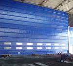 Porta ad impacchettamento rapido per carro ponte - crane fast folding up door